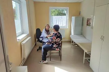 Под Краснознаменском продолжают работу отремонтированные ФАПы