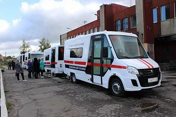 Более трехсот человек прошли обследование в новых мобильных лечебно-диагностических комплексах Более трехсот человек прошли обследование в новых мобильных лечебно-диагностических комплексах